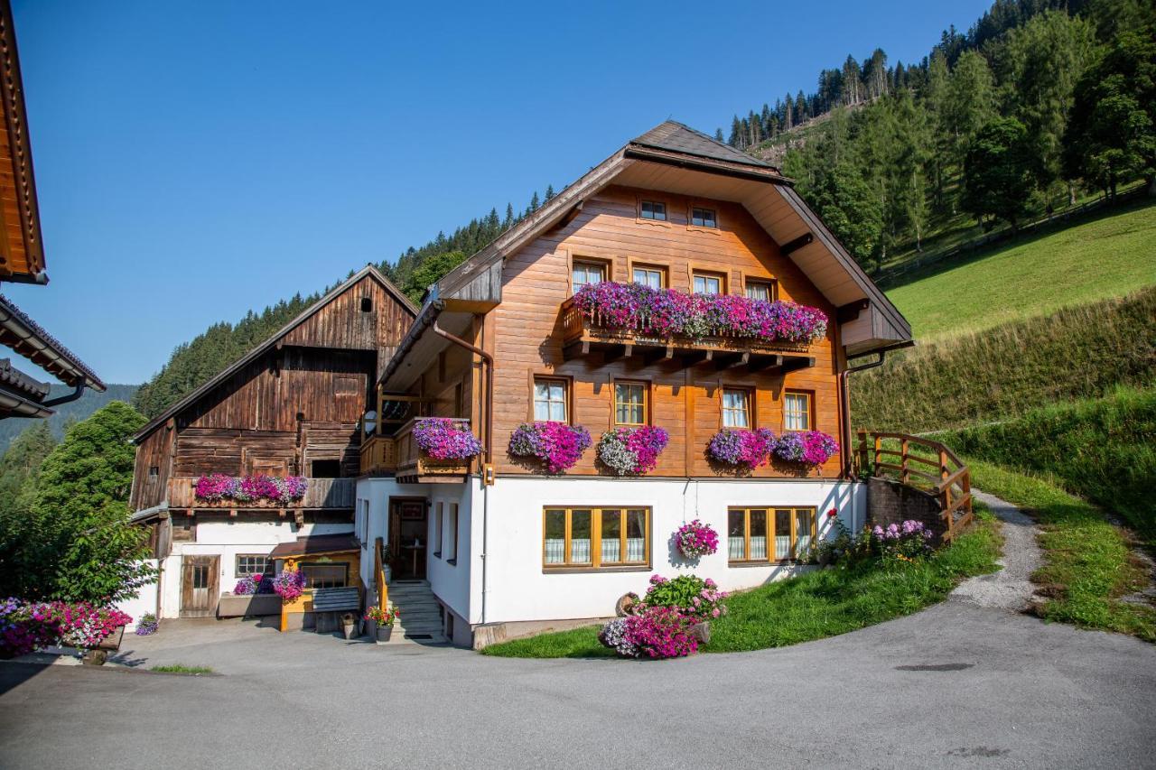람자우 암 다흐스타인 Bio-Bauernhof Grundlehnerhof 게스트하우스 외부 사진